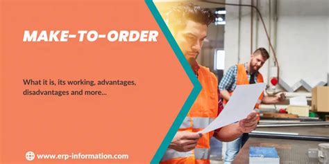What are the disadvantages of make-to-order?