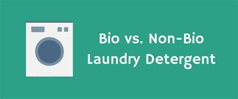 What are the disadvantages of non biological washing powder?