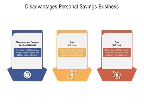 What are the disadvantages of personal savings in business?