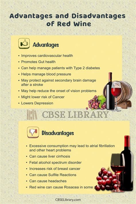 What are the disadvantages of red wine?