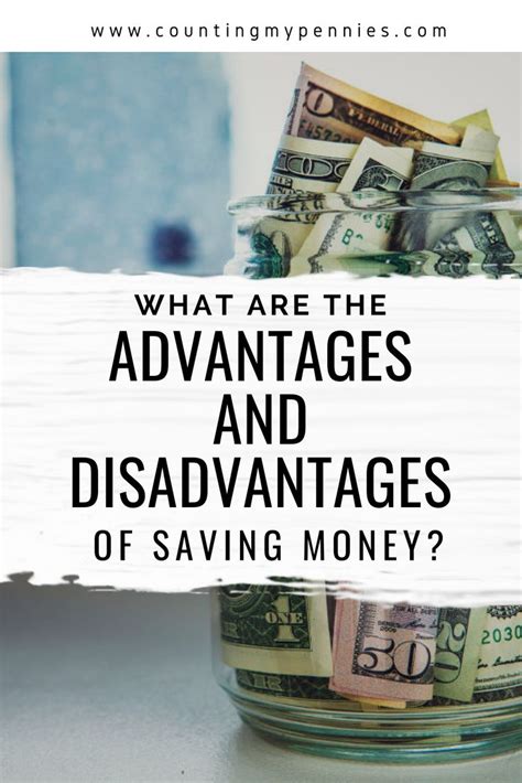 What are the disadvantages of saving money?