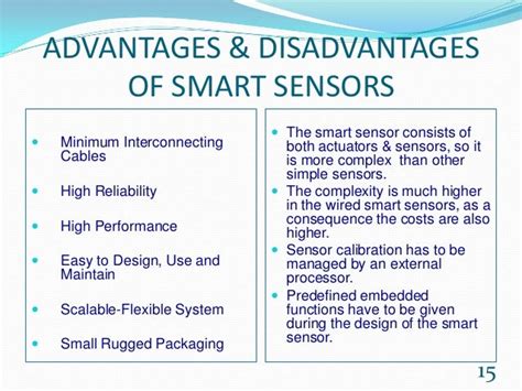 What are the disadvantages of sensors?