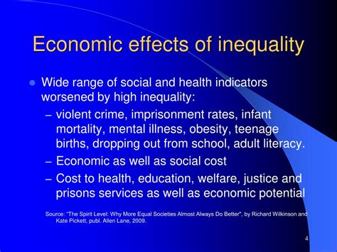 What are the economic effects of inequality?