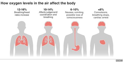 What are the effects of low oxygen in body?