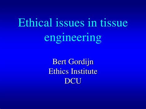 What are the ethical issues of tissue culture?