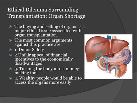 What are the ethical issues surrounding the transplantation of organs from animals into humans?