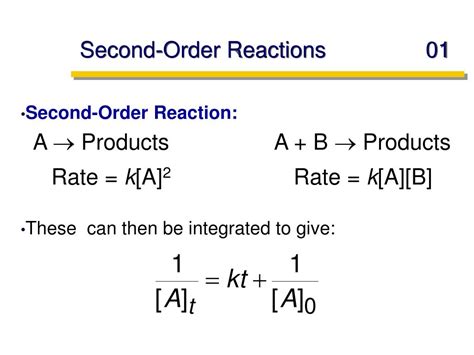 What are the examples of second-order reaction?
