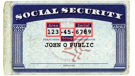 What are the first 3 numbers of a Social Security number?