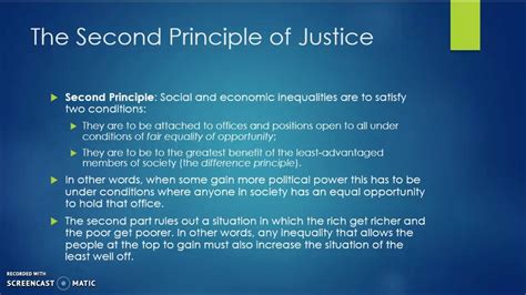 What are the first principles of justice?