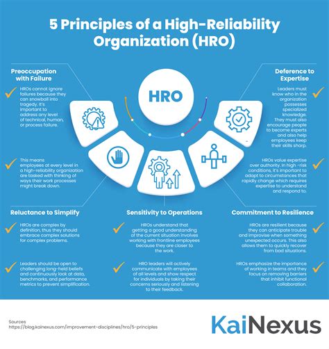 What are the five principles of high reliability?