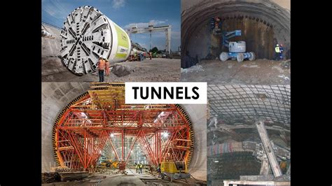 What are the four tunnel construction methods?