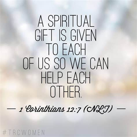 What are the gifts in 1 Corinthians 12?