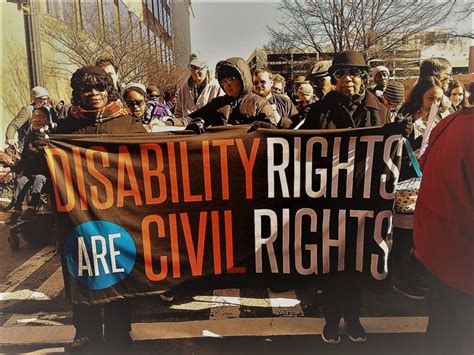 What are the goals of the disability rights movement?