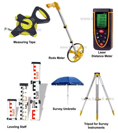 What are the instrument used in surveying?
