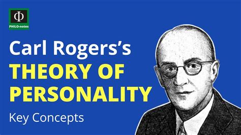 What are the key concepts of Carl Rogers theory of personality?