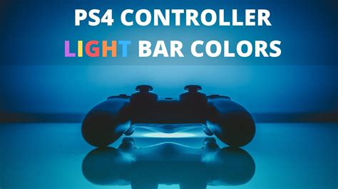 What are the light colors on PS4?