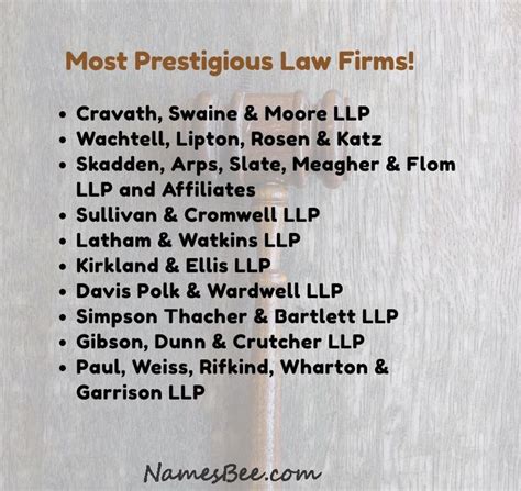 What are the magic 5 law firms?