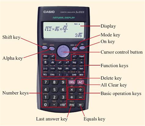 What are the main features of a calculator?