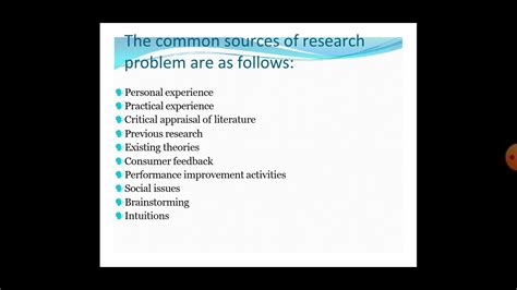 What are the most common research problems?