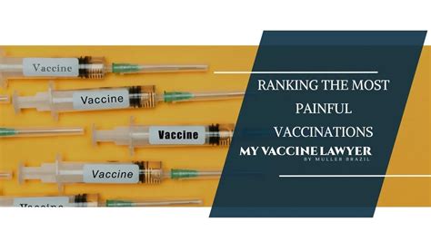 What are the most painful Immunisations?