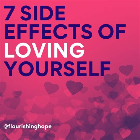 What are the negative effects of loving yourself?