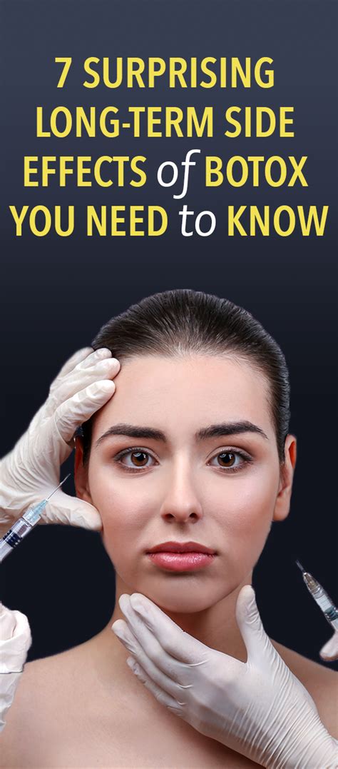 What are the negative health effects of Botox?