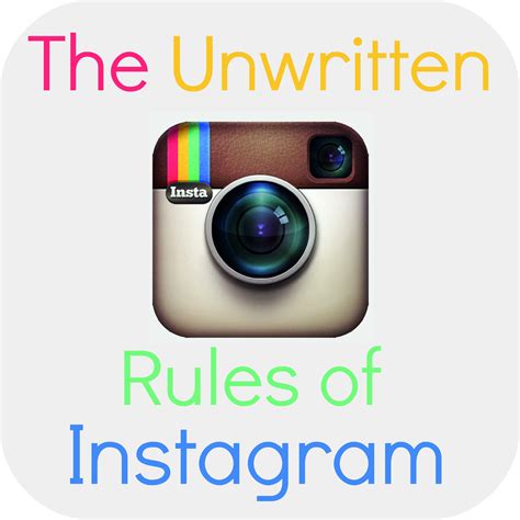 What are the new rules of Instagram?