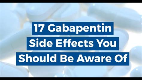 What are the permanent side effects of gabapentin?