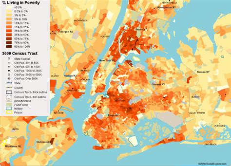 What are the poorest neighborhoods in NYC?