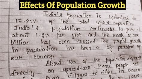 What are the positive and negative effects of under population?