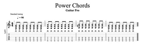 What are the powerful chords?