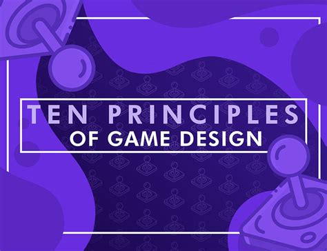 What are the principles of game design?
