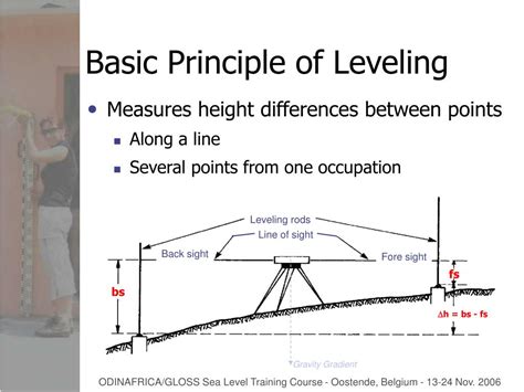 What are the principles of leveling?