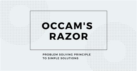 What are the problems with Occam's razor?