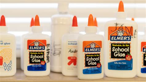 What are the properties of white glue?