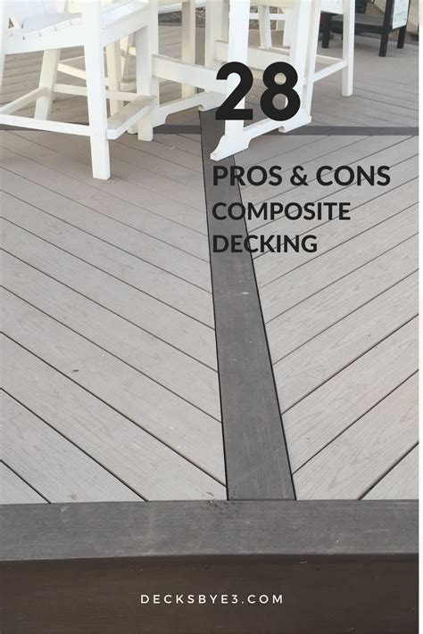 What are the pros and cons of composite decking?