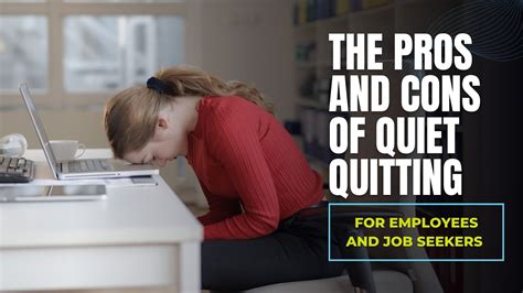 What are the pros and cons of quiet quitting?
