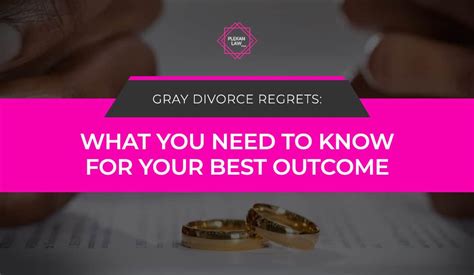 What are the regrets of a gray divorce?