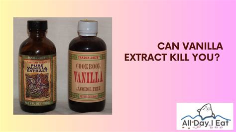 What are the risks of vanilla extract?