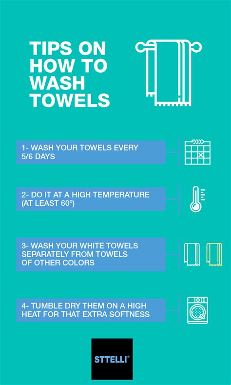 What are the rules for washing towels?