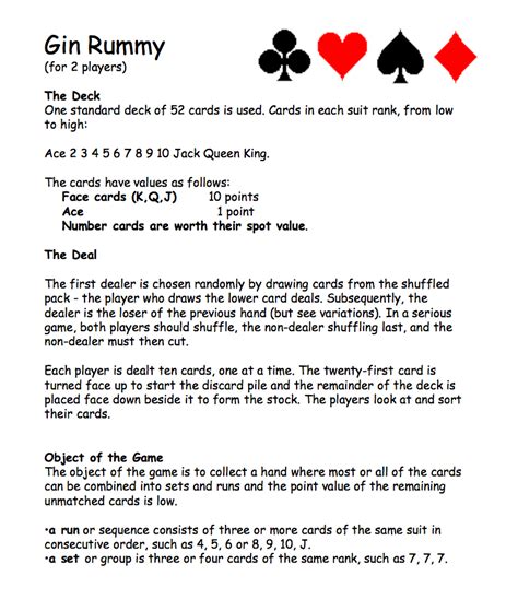 What are the rules of Gin Rummy?