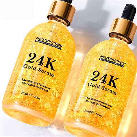 What are the side effects of 24K gold face serum?