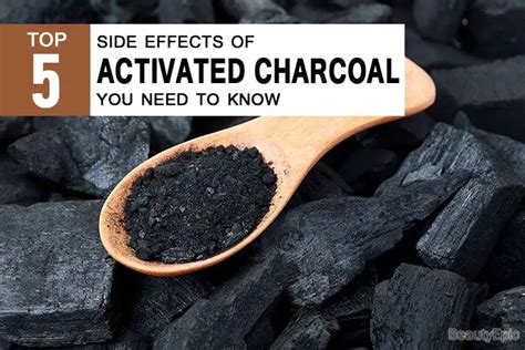 What are the side effects of activated charcoal?