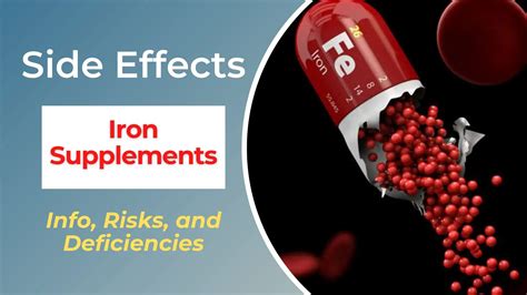 What are the side effects of iron tablets?