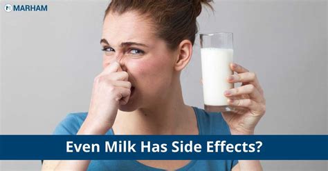 What are the side effects of milk?