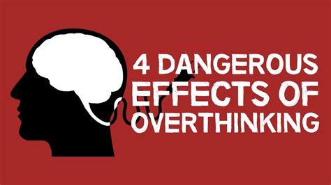 What are the side effects of overthinking?