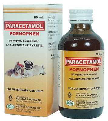 What are the side effects of paracetamol in dogs?