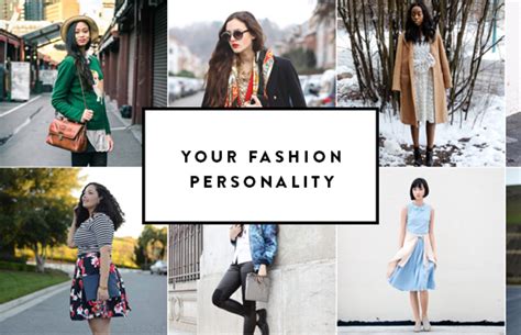 What are the six fashion personalities?