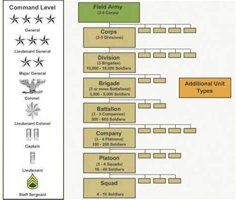 What are the skill levels in the Army?