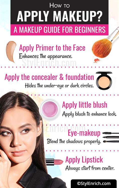What are the steps before applying makeup?
